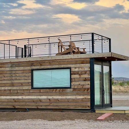 New The Buffalo-Shipping Container In Alpine Kültér fotó