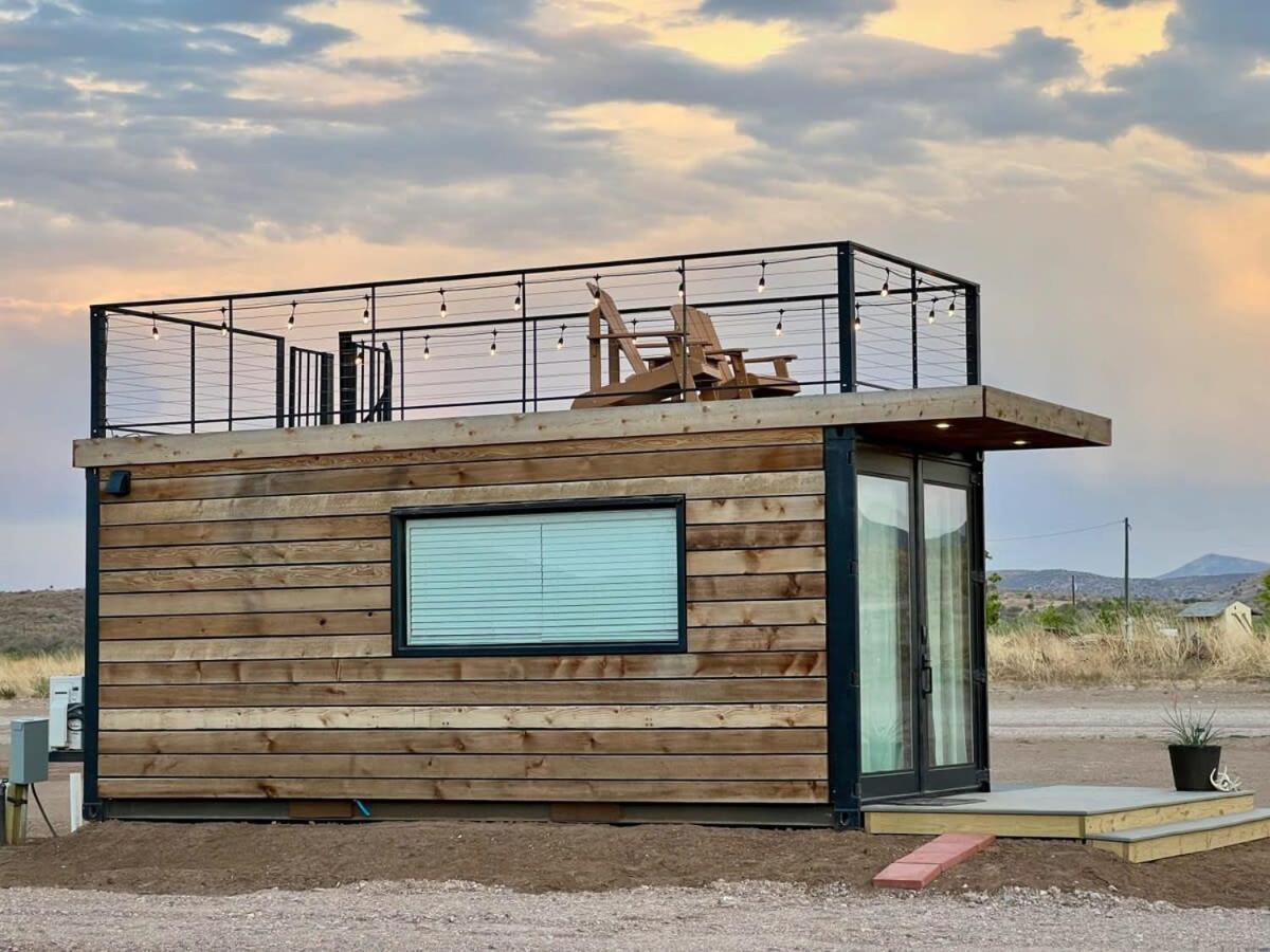 New The Buffalo-Shipping Container In Alpine Kültér fotó