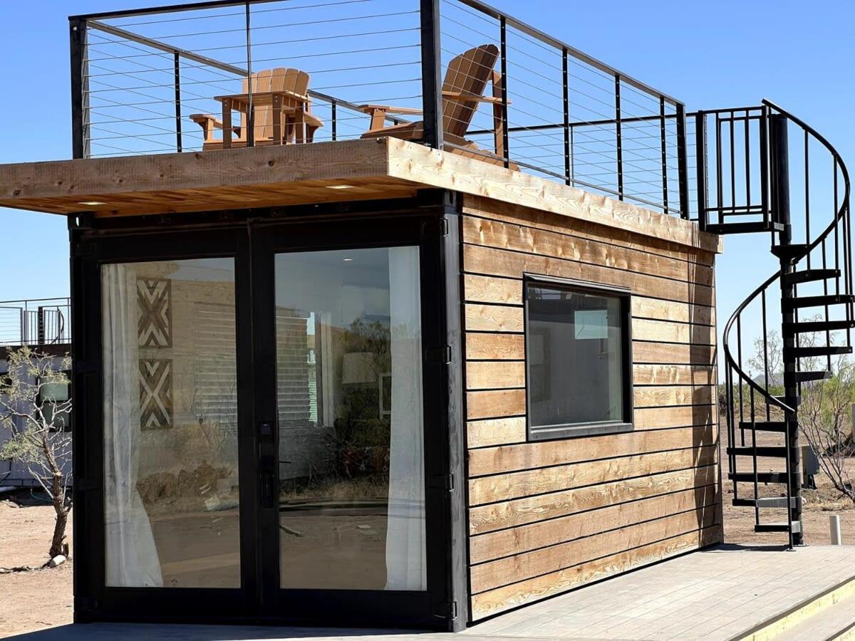 New The Buffalo-Shipping Container In Alpine Kültér fotó